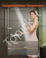 Termostatinis dušo maišytuvas su vandens temperatūros reguliavimui - Image 2