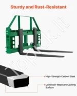 Traktoriaus padėklų šakės 1220 mm su 1814 kg keliamąja galia - Image 6