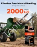 Užkabinamos padėklų šakės traktoriui 907 kg su stabilizavimo strypu ir 149 cm bendru ilgiu - Image 2