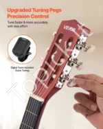 Vaikiška klasikinė medinė gitara pradedantiesiems 780 mm (Sunburst) - Image 2