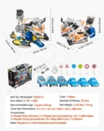 Vaikiškas motociklo variklio ir mechaniko rinkinys su priedais vaikams - Image 7