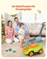 Vaikiškas paspiriamas automobilis (3-in-1 ride-on push car) su apsauginiais turėklais, 83 x 42 x 88 cm - Image 7