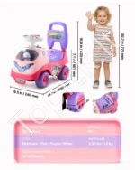 Vaikiškas paspiriamas automobilis (ride-on push car) su garsais, 50 x 24 x 41,5 cm - Image 7