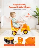 Vaikiškas paspiriamas automobilis (ride-on push car) su garsais, 50 x 24 x 41,5 cm - Image 4