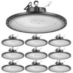 LED šviestuvas patalpoms UFO 200W 30000lm 10 vnt. sandėlio ir gamyklos apšvietimui