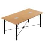 Modernus konferencinis stalas 180 x 90 x 75 cm (Rudas)