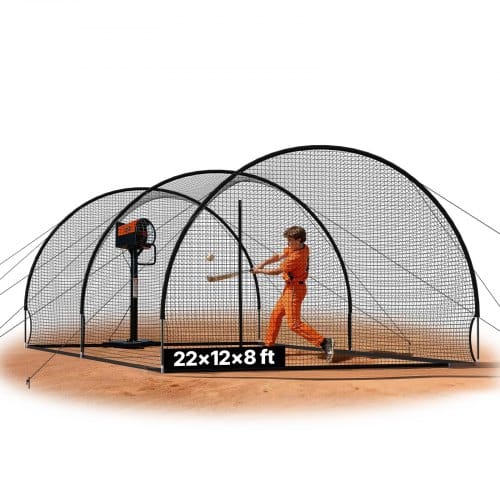 de2FBYBLXWKWBX2278PO7001V02Fgoods_img-v12Fbaseball-batting-cage-m100-1.2.jpg Beisbolo mušimo treniruočių narvas 6780x3700x2400 mm su nešiojama konstrukcija - Image 1
