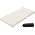 Sulankstomas japoniškas tatami futono čiužinys 9 sluoksnių baltas (Twin dydžio) 2032 x 991 x 63,5 mm