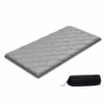 Sulankstomas japoniškas tatami futono čiužinys 9 sluoksnių pilkas 2032 x 991 x 89 mm 
