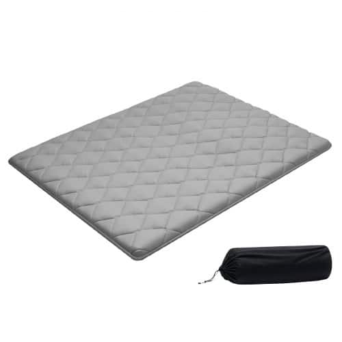 de2FBYTTM60INCH258PZF001V02Fgoods_img-v22Fjapanese-tatami-mat-m100-1.2.jpg Sulankstomas japoniškas tatami futono čiužinys 9 sluoksnių pilkas (Queen dydžio) 2032 x 1524 x 63,5 mm - Image 1