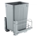 Ištraukiama 33 litrų (35 QT) šiukšliadėžė virtuvės spintelei su švelnaus uždarymo sistema (41 x 27,7 x 48,7 cm)