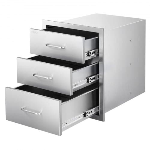 de2FCGCTJ3CT185WLZ5YF001V02Fgoods_img-v22Foutdoor-kitchen-drawer-m100-1.2.jpg Lauko virtuvės stalčiai – nerūdijančio plieno trigubi baldų stalčiai kepsnių zonai 46 x 59 cm - Image 1