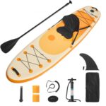 Pripučiamas irklentės rinkinys SUP su sėdyne 3,23 m x 84 cm (storis 15 cm)