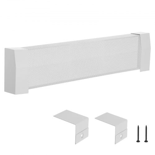 de2FDBJRQGTHJPREZ3PSI001V02Fgoods_img-v22Fbaseboard-heater-covers-m100-1.2.jpg Baltas 917 x 81 x 193 mm standartinis juostinis radiatoriaus (baseboard) gaubtas - Image 1