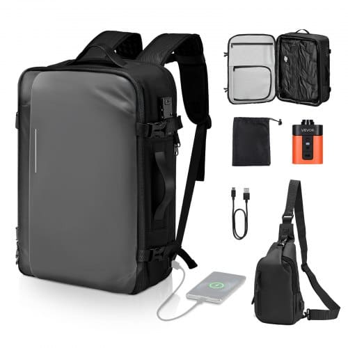 de2FDBZKLXBBDB45DYSYL001V92Fgoods_img-v22Fvacuum-backpack-m100-1.2.jpg Pilka vakuuminė kelioninė kuprinė, išskleidžiama (iki 65L, su siurbliu) - Image 1