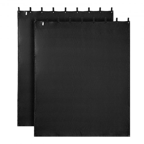 de2FDCBYT96X80IN2UFBY001V02Fgoods_img-v32Fsoundproof-blanket-m100-1.2.jpg Garso izoliacinės antklodės 2438 x 2032 mm, 2 vnt. rinkinys, extra didelės akustinės užuolaidos su žiedais ir medvilnės užpildu muzikos įrašams bei langams - Image 1