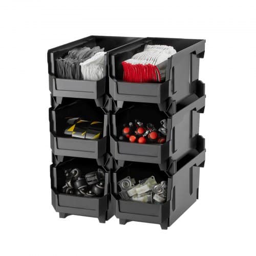 de2FDDWLX6GZ14LHKWMV2001V02Fgoods_img-v52Fstorage-bins-m100-1.2.jpg Plastikinės sudedamosios dėžės 37,7 x 21,5 x 18 cm (6 vnt.) - Image 1