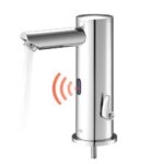 Automatinis bekontaktis vonios praustuvo maišytuvas 130 x 64 x 190 mm su judesio jutikliu ir chromuota apdaila