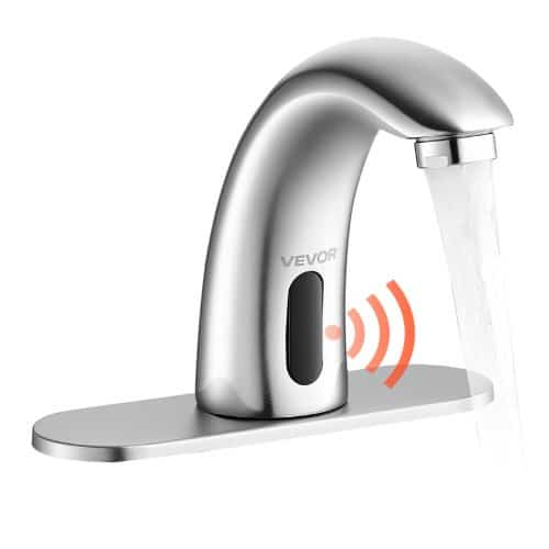 de2FDLTLRWSBZDTEMCFWN002V92Fgoods_img-v22Ftouchless-bathroom-sink-faucet-m100-1.2.jpg Automatinis bekontaktis vonios praustuvo maišytuvas 160 x 45 x 125 mm su judesio jutikliu ir šlifuoto nikelio apdaila - Image 1