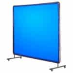 Suvirinimo užuolaida su rėmu 174 x 234 cm – ugniai atspari apsauginė sienelė su ratukais ir UV apsauga