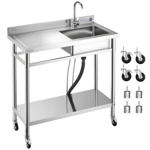 de2FDSCDGZT100CMAR1OM001V02Fgoods_img-v22Fkitchen-sink-m100-1.2.jpg Nerūdijančio Plieno Plautuvė su Ratukais 1000 x 500 x 1055 mm - Image 1