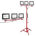 LED darbinis šviestuvas su trikoju stativu 21000 lm