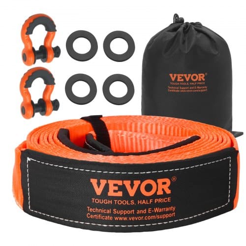 de2FDZDL20FT3INCF7LF5001V02Fgoods_img-v22Ftow-strap-m100-1.2.jpg 6,1 m tempimo diržas – 16T trūkimo jėgos sunkiasvoris automobilio lynas avarinėms situacijoms - Image 1