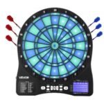Elektroninė smiginio lenta su LED apšvietimu (48 žaidimai, iki 8 žaidėjų)