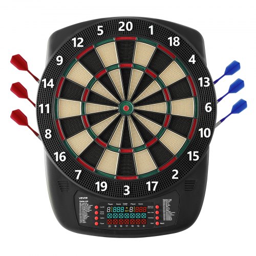 de2FDZFBB135INCHUNE2I001V92Fgoods_img-v22Fprofessional-dartboard-m100-1.2.jpg Elektroninė smiginio lenta su spalvotu LCD ekranu (43 žaidimai, iki 8 žaidėjų) - Image 1