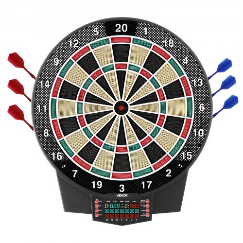 de2FDZFBB155INCHSNG86001V92Fgoods_img-v22Fprofessional-dartboard-m100-1.2.jpg Elektroninė smiginio lenta su spalvotu LCD ekranu (43 žaidimai, iki 8 žaidėjų) - Image 1