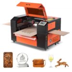 Lazerinis graviravimo aparatas 60W CO2, 60 x 40 cm pjovimo ir graviravimo staklės