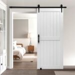 Slankiojančio tvarto tipo durys su furnitūros rinkiniu 914 x 2134 mm (MDF plokštė)