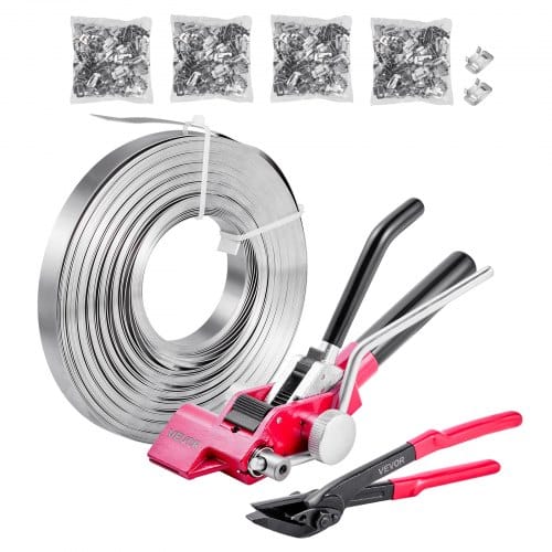 de2FGDSDKZGJGD34CH7CO001V02Fgoods_img-v22Fbanding-strapping-kit-m100-1.2.jpg Plieninio pakavimo ir surišimo rinkinys su įtempikliu ir 122 m juosta - Image 1