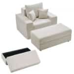 Šezlongas 1115 mm, modulinė sofa be atramų