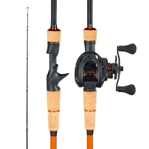 de2FGLZHSDLGSBX76F96A001V02Fgoods_img-v12Freel-and-fishing-rod-combo-m100-1.2.jpg Meškerė su multiplikatorine rite 7+1 2,13m anglies pluošto komplektas - Image 1
