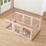 šuniukų gŠuniukų žaidimų aptvaras – permatoma plastikinė dėžė šunims 1540 x 1000 x 600 mm