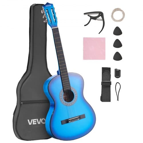 de2FJBGDJT38INCHZSEK7001V02Fgoods_img-v22Fclassical-guitar-m100-1.2.jpg Klasikinė medinė gitara pradedantiesiems 960 mm (Mėlyna) - Image 1