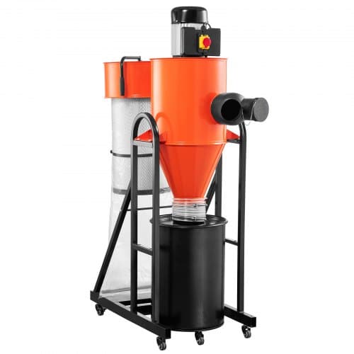 de2FJCQ15HPGSDTBA0FFA001V22Fgoods_img-v12Fdust-collector-m100-1.2.jpg Galingas Cikloninis Medienos Dulkių Surinkėjas 763 CFM 1.5 AG 47,32 L - Image 1