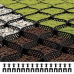 Geoakelės / gruntinio tinklelio sistema 5000 x 1980 mm (5 x 2 m, 2 colių / 50 mm gylio) užpildymui žvyru ar smėliu