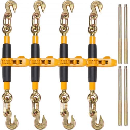 de2FJLLJQBJHTS516OK9UV02Fgoods_img-v32Fchain-binder-m100-1.2.jpg Ratinis grandinės tempiklis / grandinėsveržis 5/16 - 3/8 colio 3220 kg (7100 lbs) su G80 kabliais, 4 vnt. - Image 1
