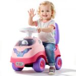 Vaikiškas paspiriamas automobilis (ride-on push car) su garsais, 50 x 24 x 41,5 cm