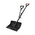 Platus sniego kastuvas 45,5 cm su ergonomiška D formos rankena
