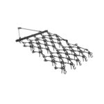 Vilkimo akėčios / grandininis žemės lygintuvas 1220 x 1220 mm (4 x 4 pėdos) su tempimo strypu ATV ir traktoriams