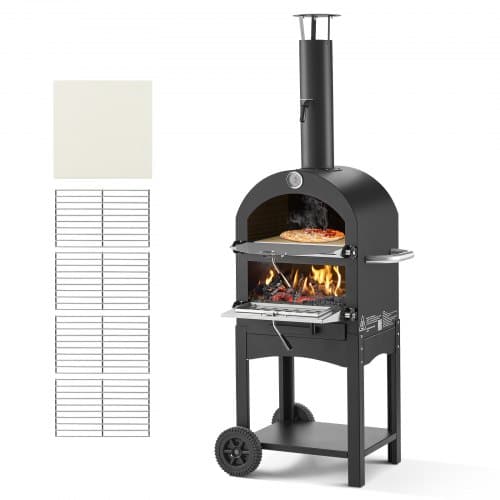 de2FLSPSLHS458X48H85L001V02Fgoods_img-v12Fpizza-oven-m100-1.2.jpg Dvipusė lauko picų kepsninė 30 cm stacionari malkinė krosnis - Image 1