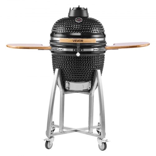 de2FMTYXLDXDLZJ1VFCBO001V02Fgoods_img-v12Fcharcoal-smoker-m100-1.2.jpg Keraminė Kamado kepsninė rūkykla 45 cm su ratukais ir termometru 10–400 °C - Image 1
