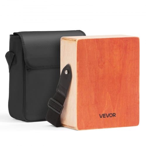 de2FMXGLXKJTXSNBGNO6N001V02Fgoods_img-v22Fbox-drum-m100-1.2.jpg Medinis cajon būgnas – perkusinis instrumentas su gitaarsnarėmis ir kelioniniu krepšiu 230 x 100 x 280 mm - Image 1