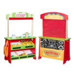 2 viename žaidimų rinkinys – 69,5 x 33,5 x 102,8 cm žaidimams vaikams nuo 3 metų