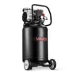 Vertikalus bealyvis oro kompresorius 50 l, 1500 W su ratukais ir 8 bar slėgiu