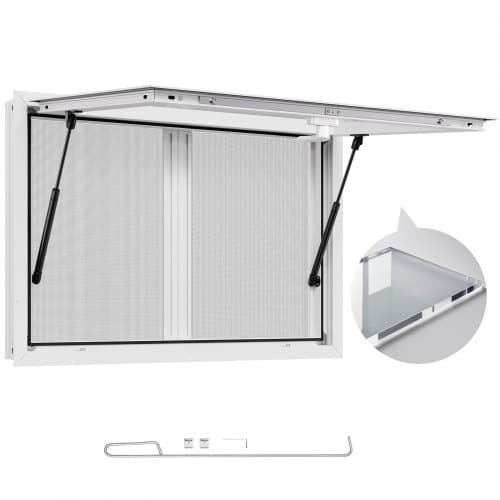 de2FSCFWCK3624YCTALSH001V02Fgoods_img-v22Fconcession-window-m100-1.2.jpg 943 x 638 x 125 mm prekybinis langas – maisto furgono aptarnavimo langas su stogeliu, sklendėmis ir tinkleliu nuo vabzdžių - Image 1