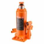 Hidraulinis butelinis keltuvas (high-lift hydraulic bottle jack) 10 tonų, 